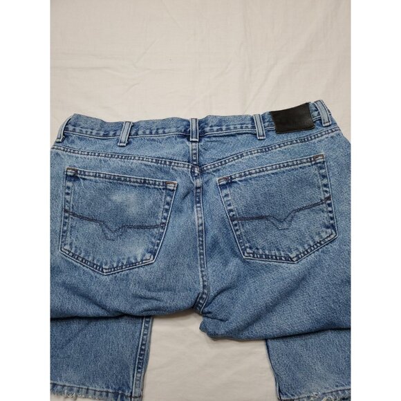 Harley Davidson Men's Jeans Medium Wash Straight Leg Boot Cut Biker Size 38x31 - Picture 16 of 16